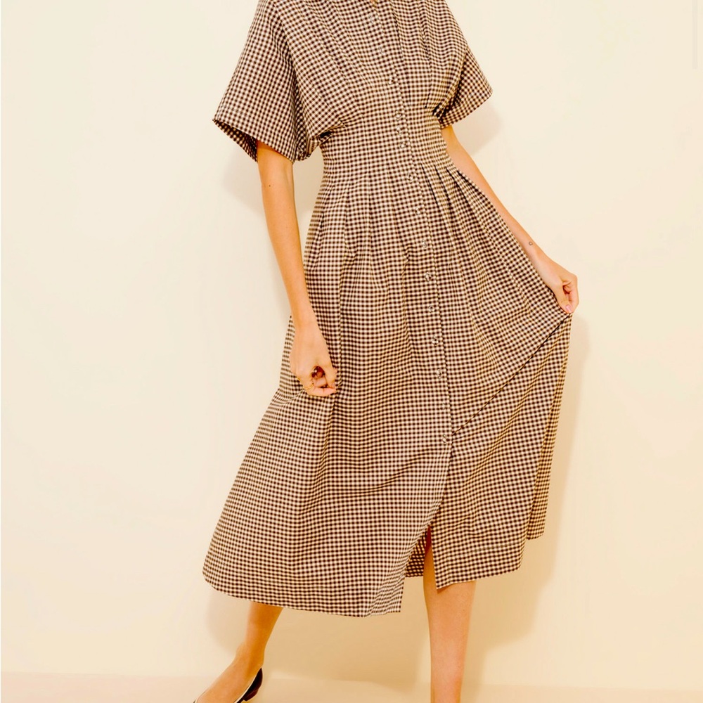 The Tobie Studded Shirt Dress by Exquise.